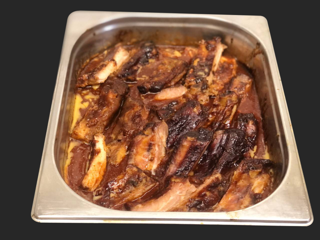 Spare-Ribs in BBQ-Soße