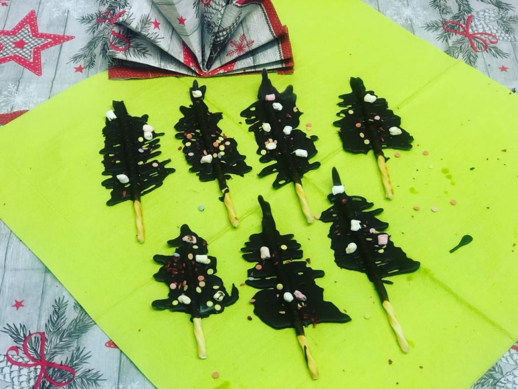 Schokotannenbäumchen