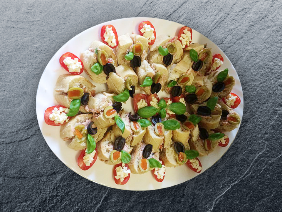 Gefülltes Ciabatta Brot